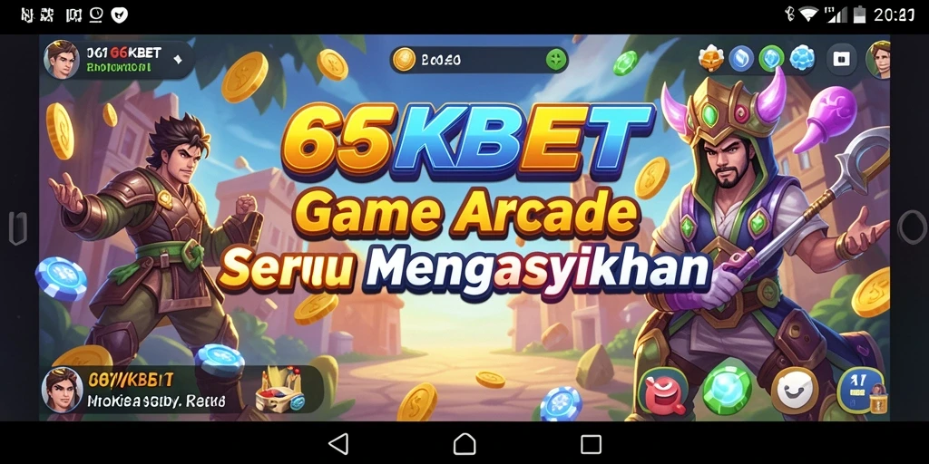 Tampilan gameplay seru dalam 66KBET yang penuh tantangan arcade.