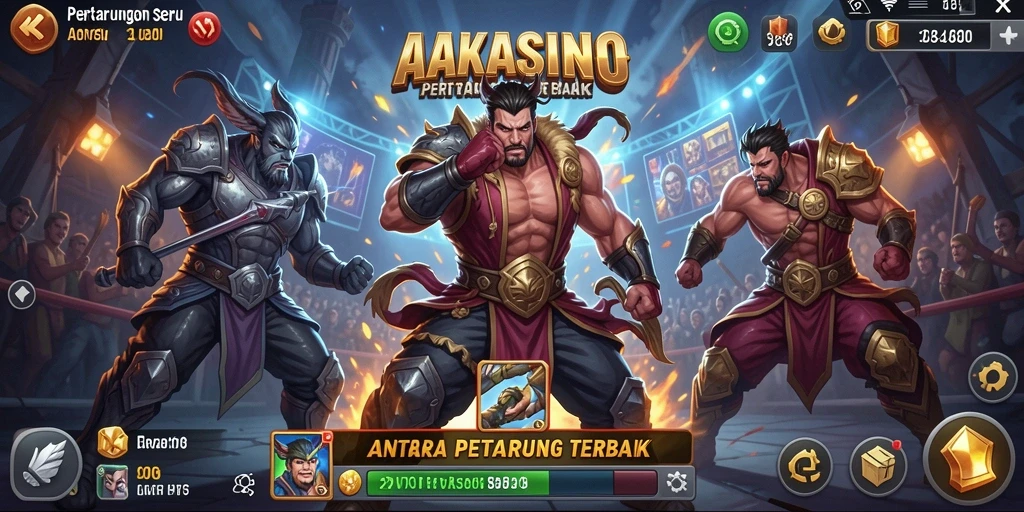 Tampilan gameplay seru dan menegangkan di AAKASINO.
