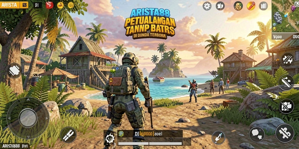 Gameplay ARISTA88 yang menakjubkan dalam dunia terbuka.