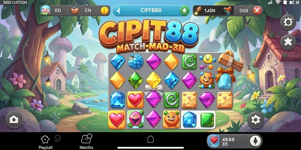 Menampilkan gameplay menarik dan tantangan seru dalam CIPIT88.