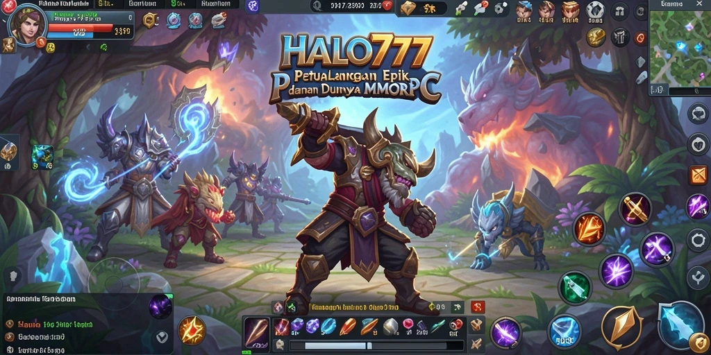 Tampilan gameplay seru dalam <strong>HALO777</strong> menunjukkan pertarungan epik dan eksplorasi dunia.