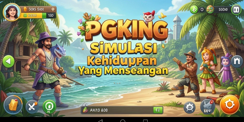 Tampilan screenshot PGKING menampilkan interaksi seru dalam gameplay Simulation.