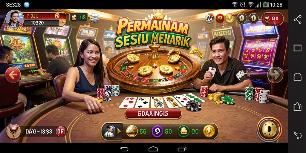 Tampilan gameplay seru dari SE328 di dunia Kasino.
