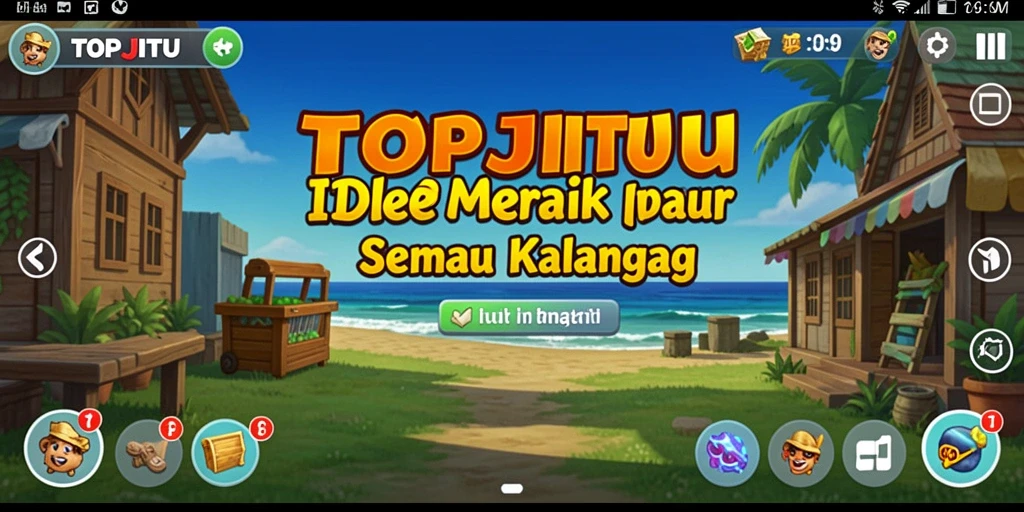 Tampilan gameplay seru dan adiktif dari TOPJITU.